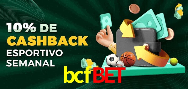 10% de bônus de cashback na bcfbet